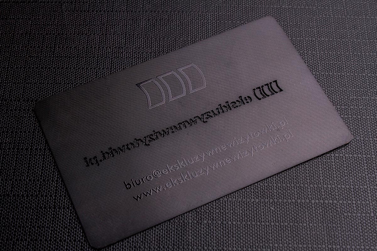 Metal Business Kards